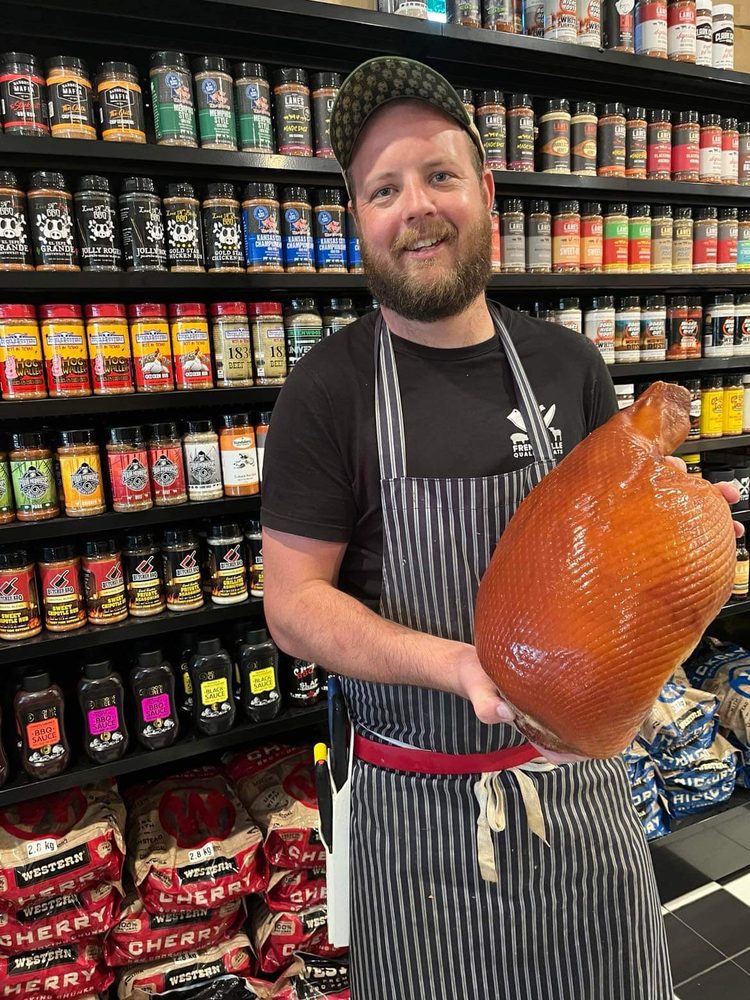A Frenchville Quality Meats smoked ham